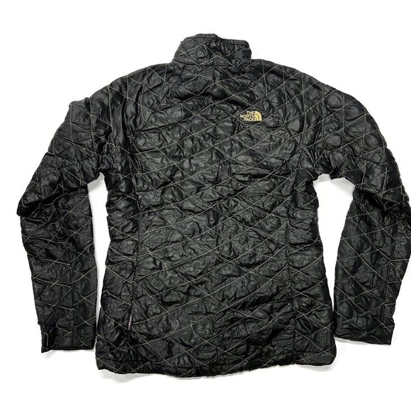 The North Face Thermoball Jacket Womens Small Black Puffer Quilted - Picture 5 of 9